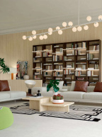 Керамогранит Laminam Hado Travertino Bianco Bocciardato 100x300 5.6мм