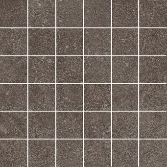 KMD2MSA020BR Руссильон мозаичный коричневый тёмный матовый обрезной 30x30x0,9 декор