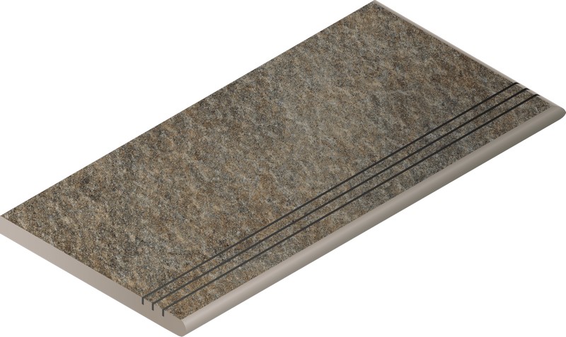 Ступень Дистрикт Эмеральд закругленная грип правая 30x60 (620040000041) Ступень Дистрикт Эмеральд закругленная грип правая 30x60 (620040000041)