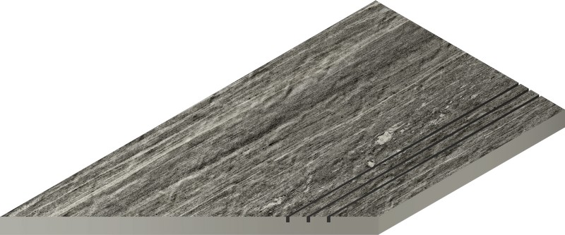 Бортик Скайфолл Гриджио 30x60 грип левый X2 (620090000710) Бортик Скайфолл Гриджио 30x60 грип левый X2 (620090000710)