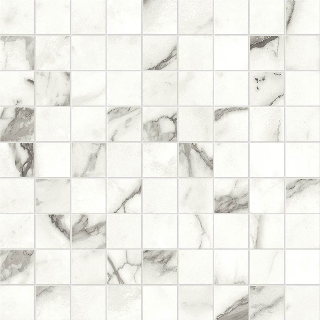 Мозаика Marvel Statuario Supremo Mosaico Matt (A415) Мозаика Marvel Statuario Supremo Mosaico Matt (A415)