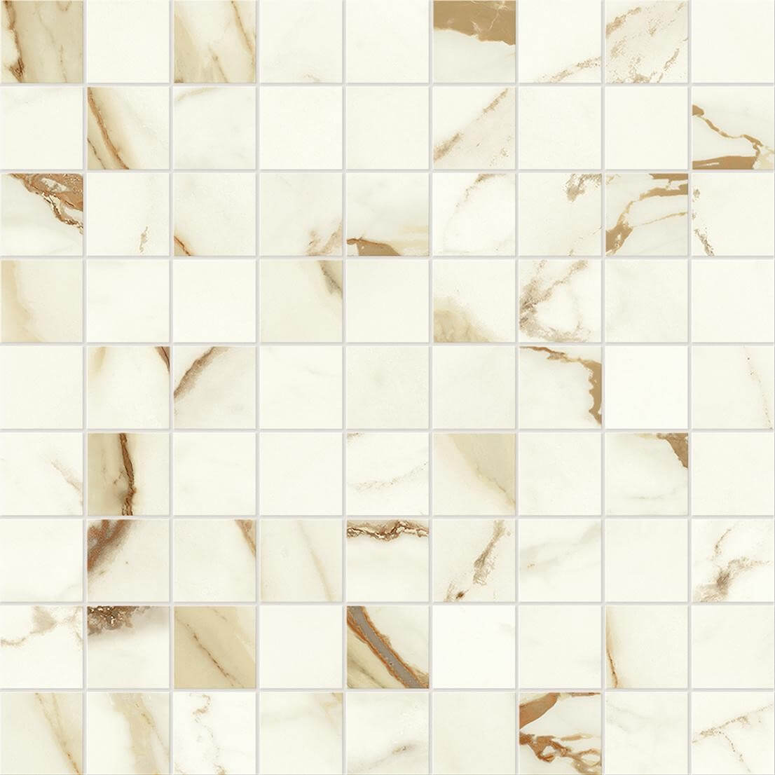 Мозаика Marvel Calacatta Imperiale Mosaico Matt (A416) Мозаика Marvel Calacatta Imperiale Mosaico Matt (A416)
