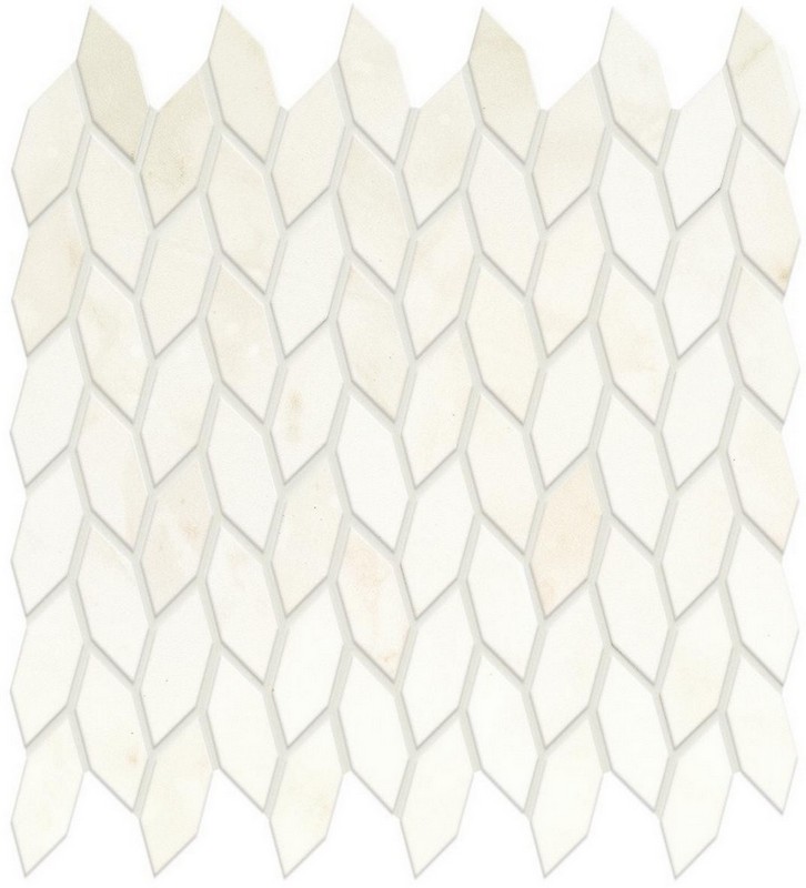 Мозаика Marvel Calacatta Delicato Mos. Twist Shiny (A4WK) Мозаика Marvel Calacatta Delicato Mos. Twist Shiny (A4WK)