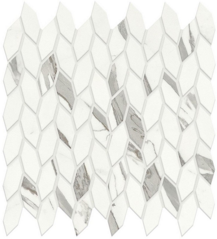 Мозаика Marvel Statuario Supremo Mos. Twist Silk (A4WQ) Мозаика Marvel Statuario Supremo Mos. Twist Silk (A4WQ)
