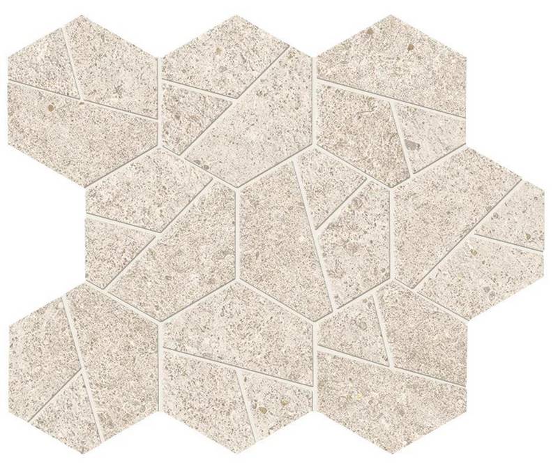 Мозаика Boost Stone White Mosaico Hex (A67I) Мозаика Boost Stone White Mosaico Hex (A67I)