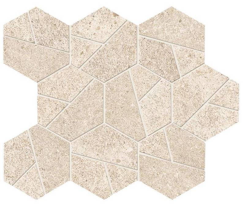 Мозаика Boost Stone Ivory Mosaico Hex (A7CU) Мозаика Boost Stone Ivory Mosaico Hex (A7CU)
