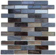 Alcantara Nero 23x73x8