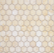 Botticino MAT hex 18x30x6