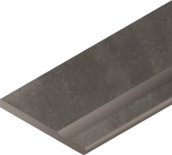 Бортик Миллениум Блэк 30x60 с выемкой закруглённый правый X2 (620090000753)