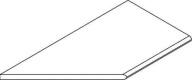 Бортик Авангард Блэк 30x120 грип левый (620090001178)