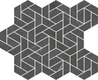 Мозаика Метрополис Империал Блэк Айкон 28,6x34,7 (620110000158)