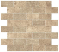 Мозаика Aix Beige Minibrick Tumbled (9AKE) 
