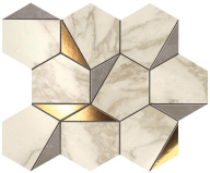 Мозаика Marvel Gold Hex Gris-Calacatta (9EHG) 25,1x29 