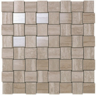 Мозаика Marvel Travertino Silver Net Mosaic (9MVM) 