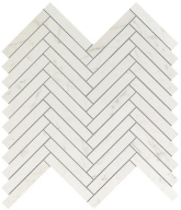 Мозаика Marvel Carrara Pure Herringbone Wall (9SHC) 