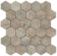 Мозаика Aix Cendre Honeycomb Tumbled (A0UC) 