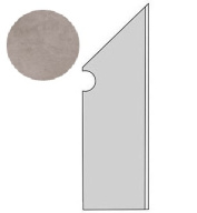 Плинтус Dwell Gray Battiscopa Sag. DX (A1LM) 