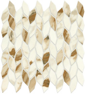 Мозаика Marvel Calacatta Imperiale Mos. Twist Silk (A4WR) Мозаика Marvel Calacatta Imperiale Mos. Twist Silk (A4WR)
