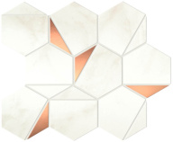 Мозаика Marvel Calacatta Delicato Gold Hex Shiny (A4WT) Мозаика Marvel Calacatta Delicato Gold Hex Shiny (A4WT)