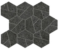 Мозаика Boost Stone Tarmac Mosaico Hex (A7C2)  