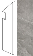 Плинтус Marvel Grey Fleury Battiscopa Sag. DX (ADX6) 