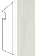 Плинтус Marvel Bianco Dolomite Battiscopa Sag. DX (ATEO) 