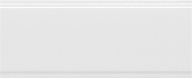 BDA011R Бордюр Марсо белый обрезной 30х12х13