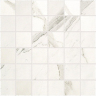 Мозаика Roma Diamond Statuario Gres Macromosaico (fNGH)