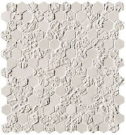 Мозаика Bloom White Print Esagono Mosaico (fOYW)
