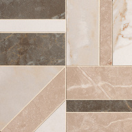 Мозаика Roma Stone Calacatta Beige E Brown Deco Mosaico (fRDL)