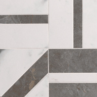Мозаика Roma Stone Carrara Pietra Grey Deco Mosaico (fRDM)