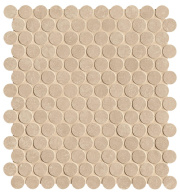 Мозаика Nobu Beige Gres Round Mosaico Matt (fRNJ)