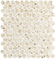 Мозаика Glim Gemme Beige Round Mosaico Matt (fRO8)