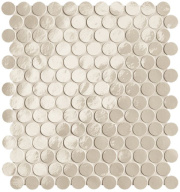 Мозаика Glim Avorio Round Mosaico Brillante (fROF)