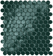 Мозаика Glim Petrolio Round Mosaico Brillante  (fROM)
