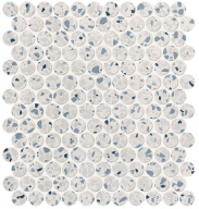 Мозаика Glim Gemme Azzurro Round Mosaico Matt (fRUB)
