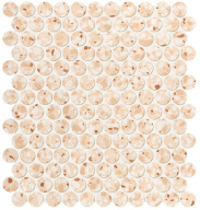 Мозаика Glim Gemme Rosa Round Mosaico Matt (fRUC)