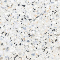 Керамогранит Alma Ceramica Terrazzo Белый 8.5мм лаппатированый 07L 57x57