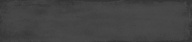 KM26381 Мажорель чёрный глянцевый 6x28,5x1 керамическая плитка