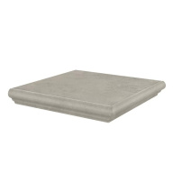 KM4040G0011NGTA Ступень угловая Хадду серый светлый матовый 34x34x0,8