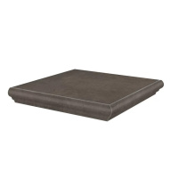 KM4040G0031NGTA Ступень угловая Хадду коричневый матовый 34x34x0,8