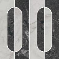 KMD2HID013GR Тубкаль наборный матовый обрезной 30x30x0,9 декор