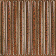 KMD2SOB007BN чипсет Далия оранжевый глянцевый 20x20x0,95 декор