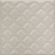 KMD3STA014GN Бахия 1 серый светлый глянцевый 9,8x9,8x0,7 декор