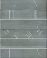 KMP3STA002RN6X Панно Мажорель голубой глянцевый (из 6 частей 6х28,5) 36x28,5x1