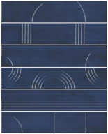 KMP3STA007RN6X Панно Мажорель синий тёмный глянцевый (из 6 частей 6х28,5) 36x28,5x1