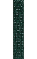 LSB001 Бордюр Левада зеленый темный глянцевый 40х7 40x7,1x9