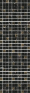 MM12111 Декор Астория черный мозаичный 25х75х9