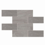Мозаика LN02/TE02 Luna натуральная 28.6x35 серый
