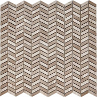 Мозаика PIX 288 Shevron White Wooden